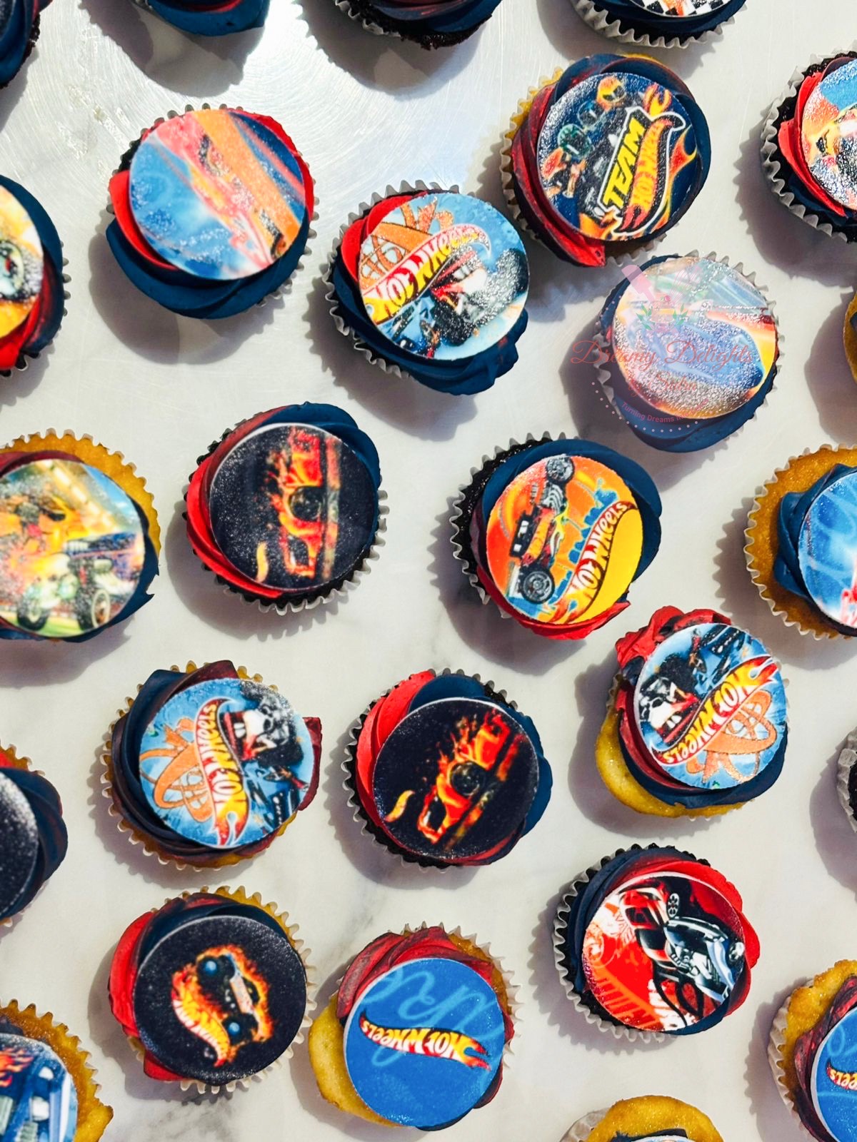 Hot Wheels Cupcakes 2