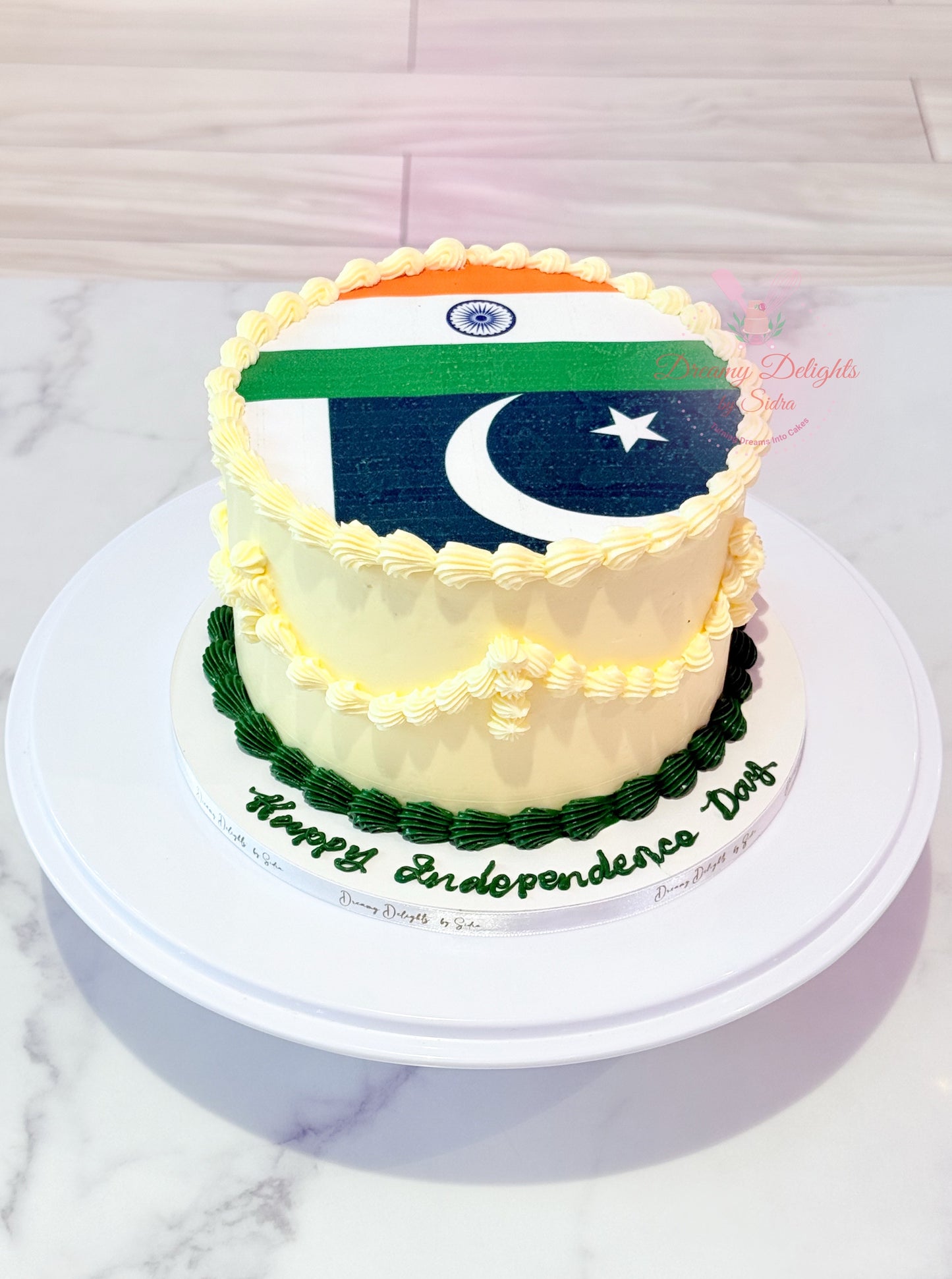 India Pakistan Independence Day Cake 3