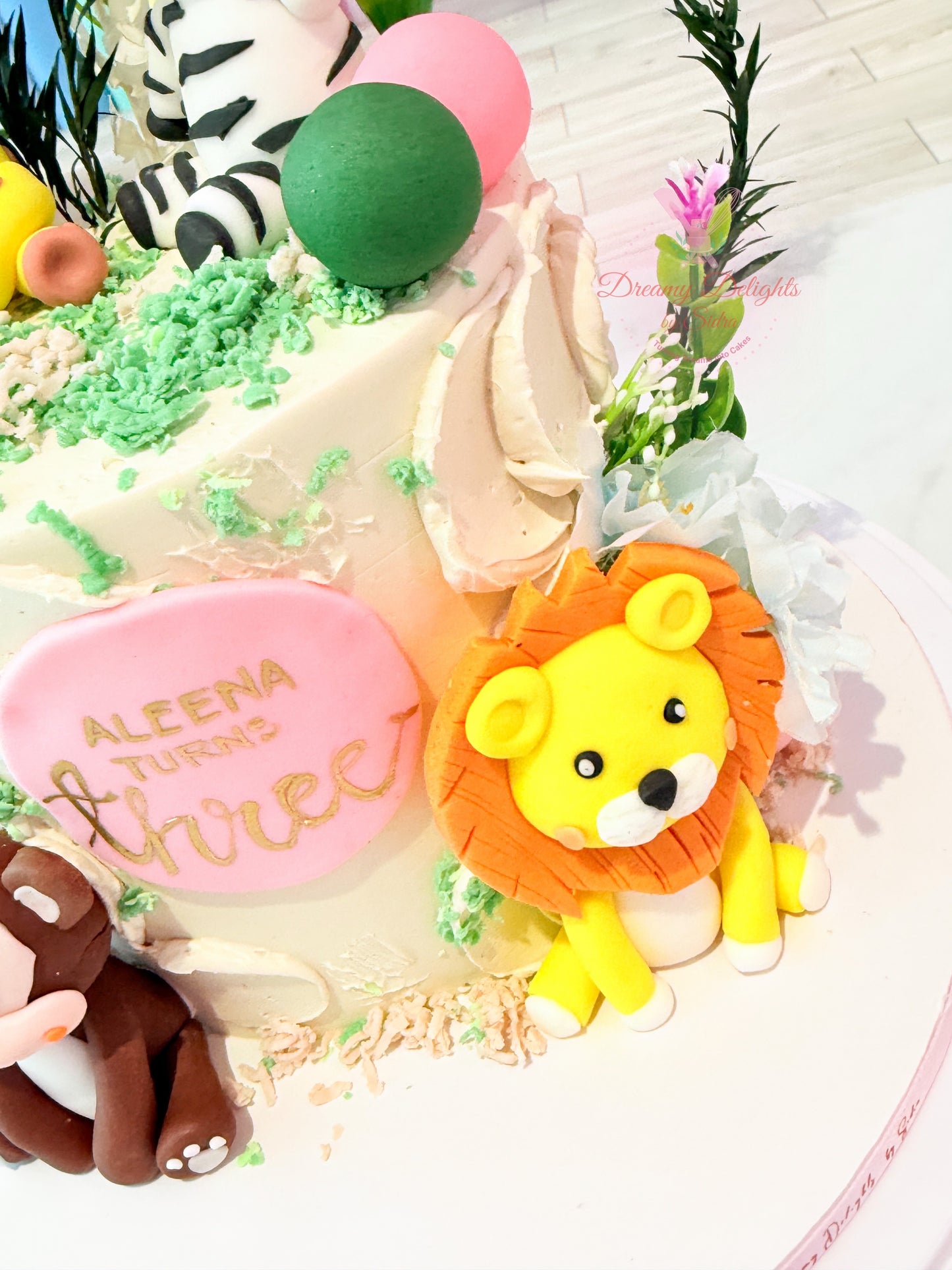 Jungle Cake for Girls