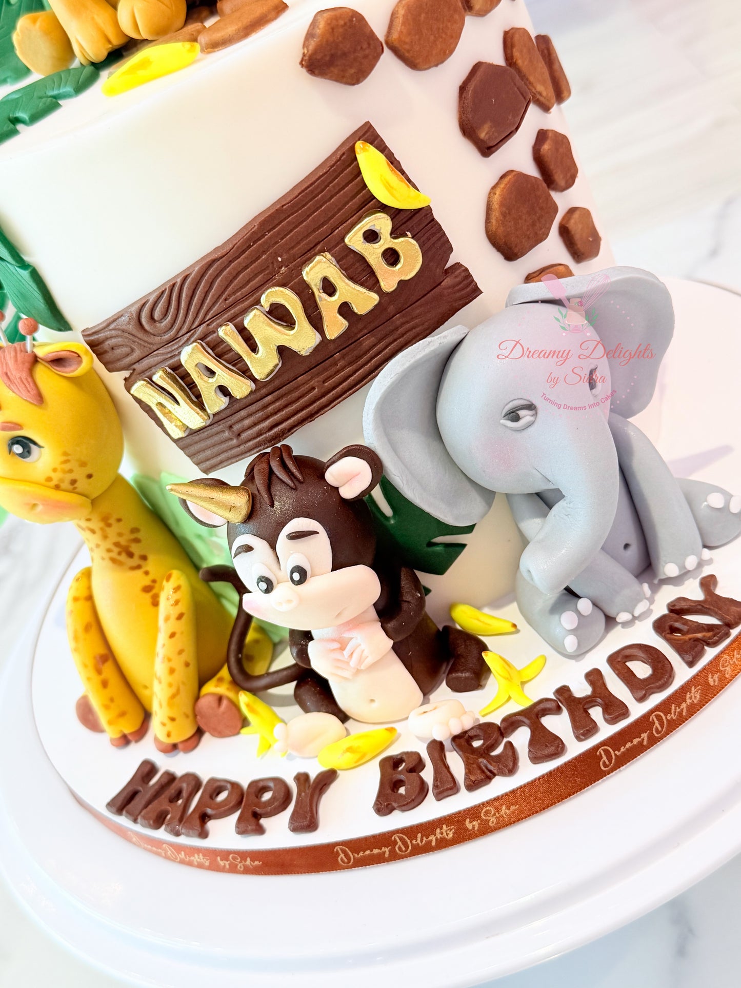 Jungle Safari Birthday Cake