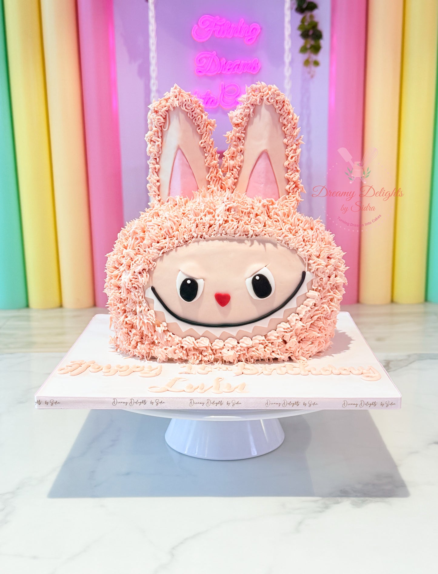 Cute Labubu Character Cake