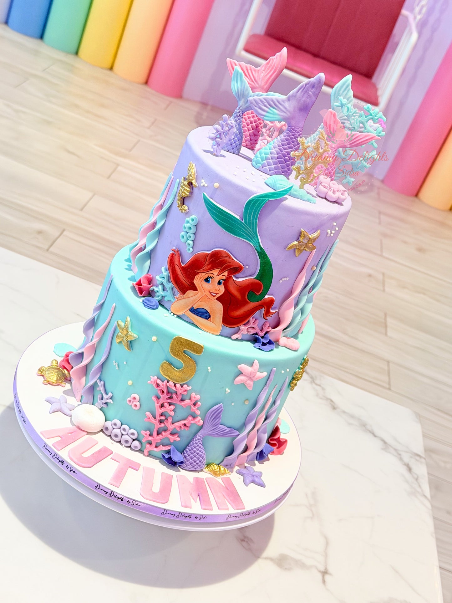Luxury Mermaid Birthday Cake
