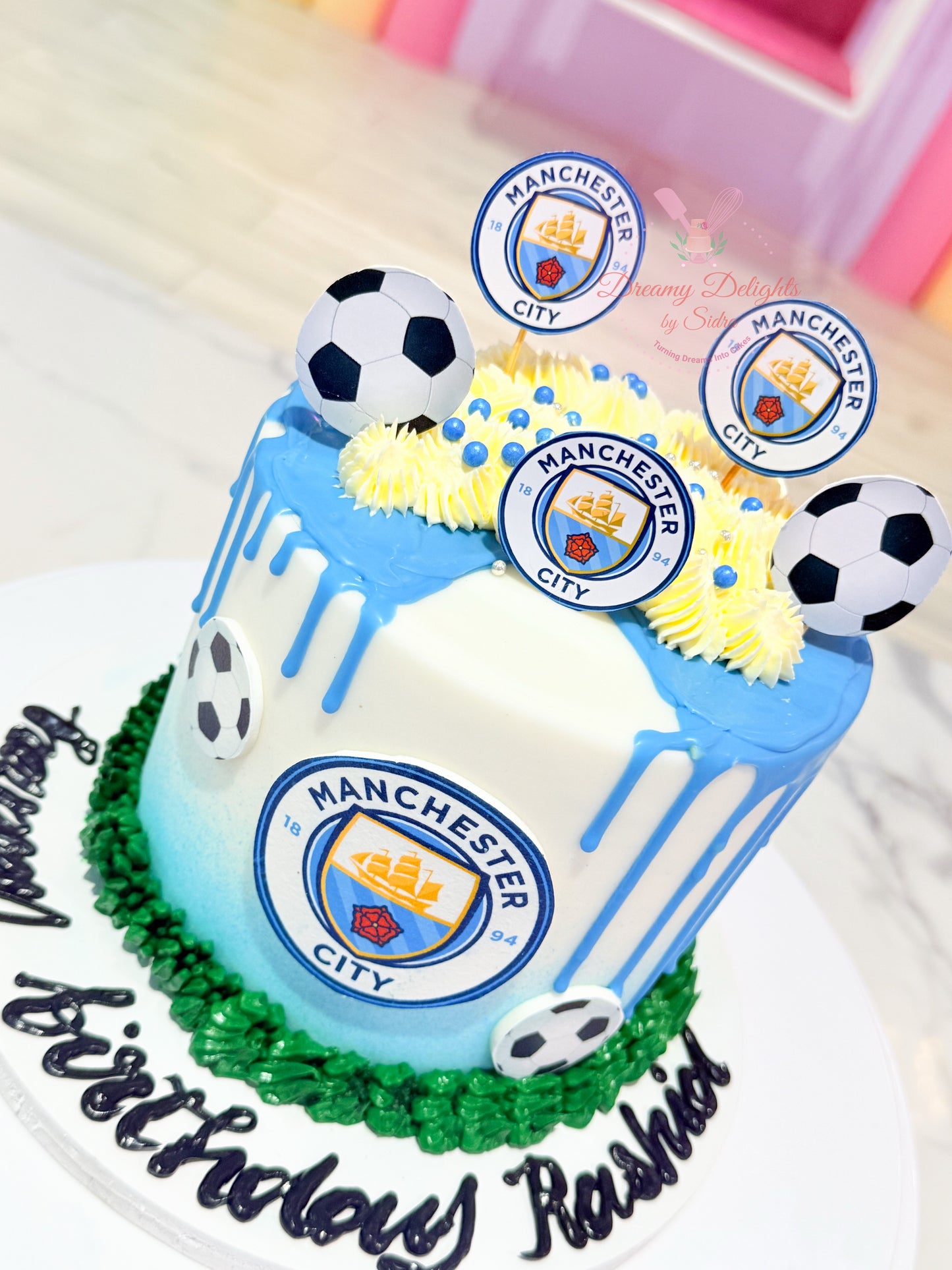 Manchester City Birthday Cake