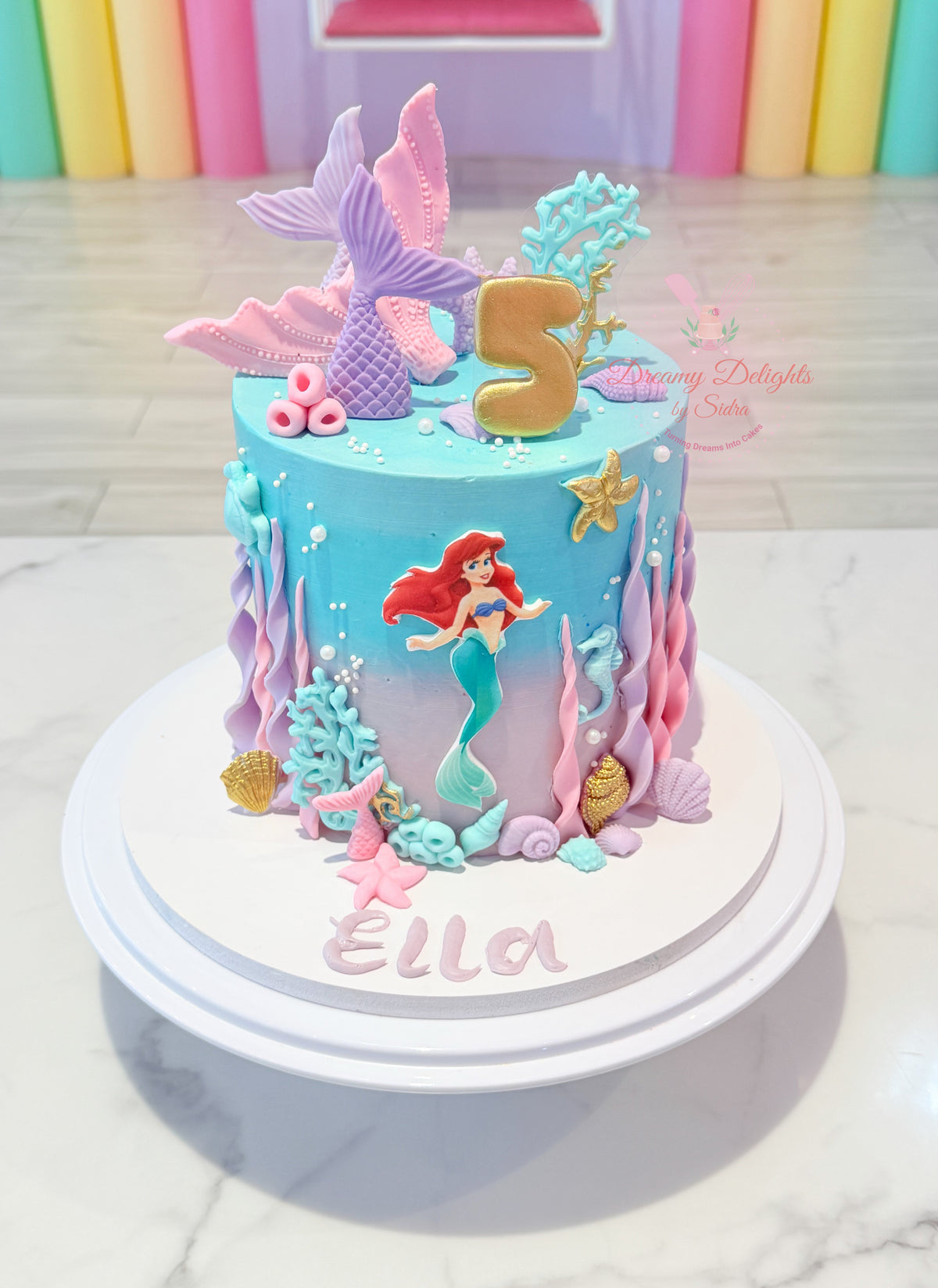 Ocean Dream Mermaid Cake