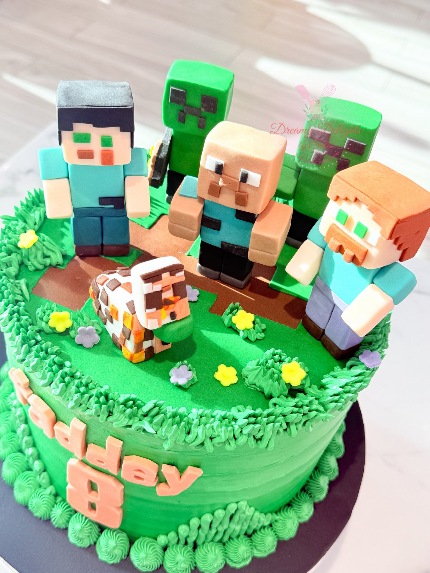 Minecraft Birthday Cake