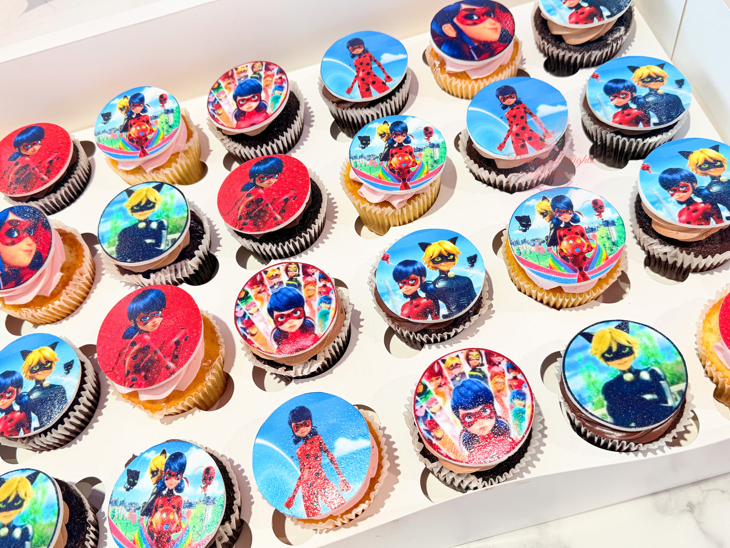 Miraculous Ladybug Cupcakes