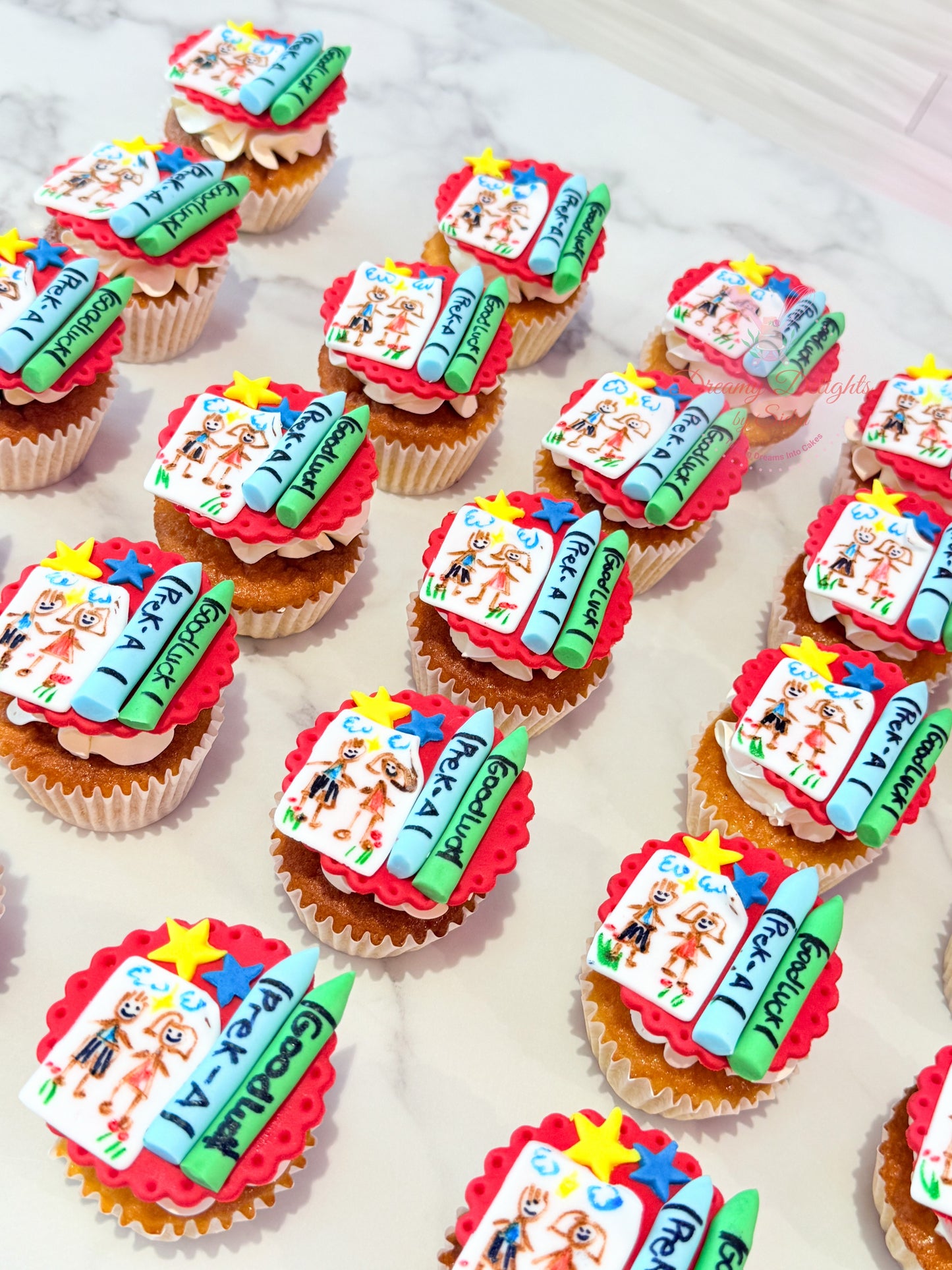 Nursery Graduation Cupcakes