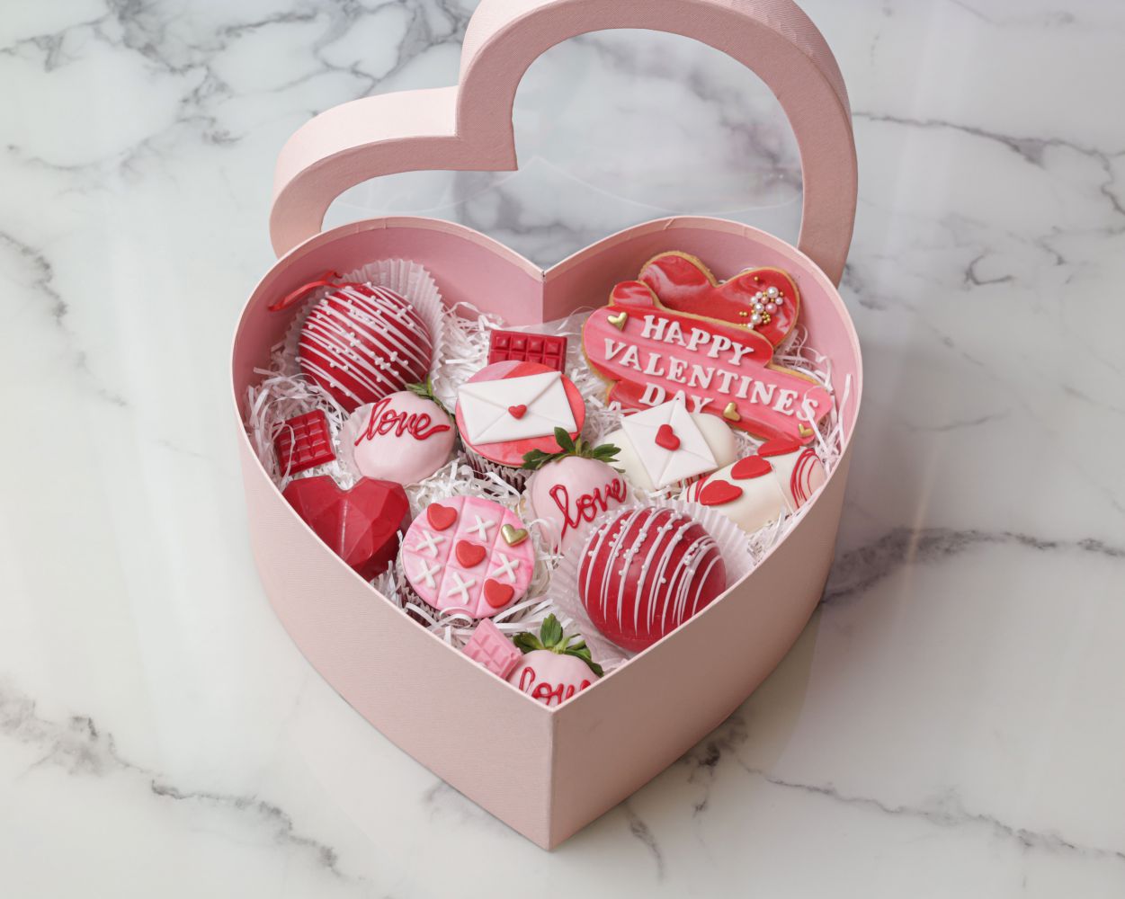 Pink Heart Valentine Gift Bundle
