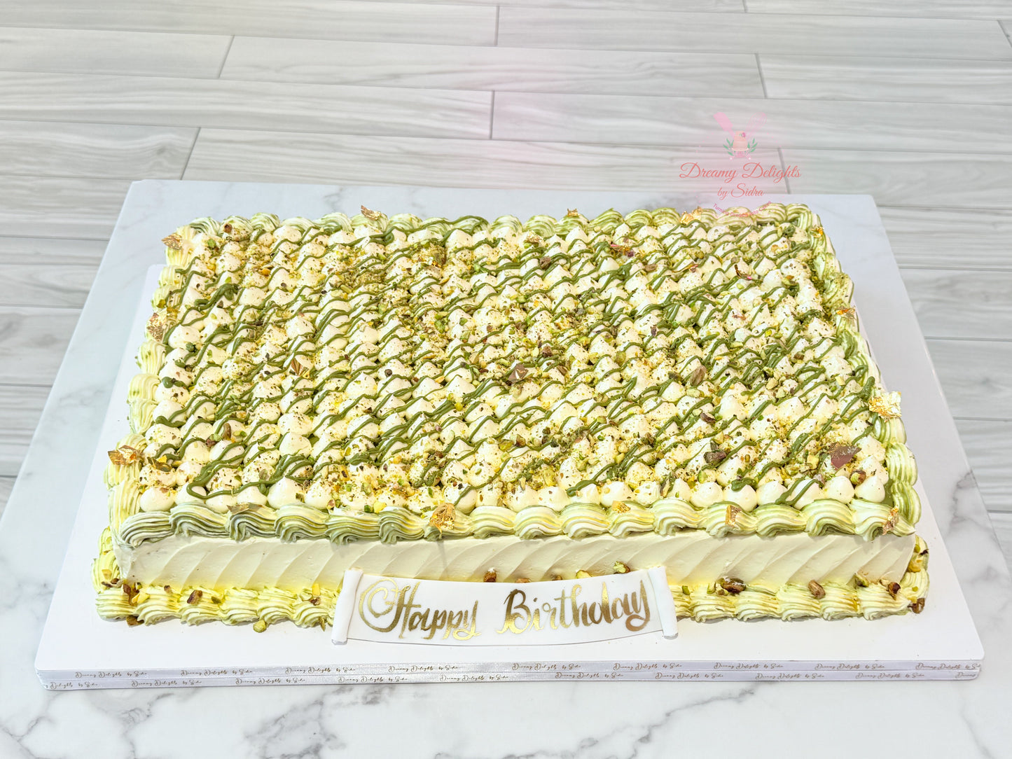 Pistachio Sheet Cake