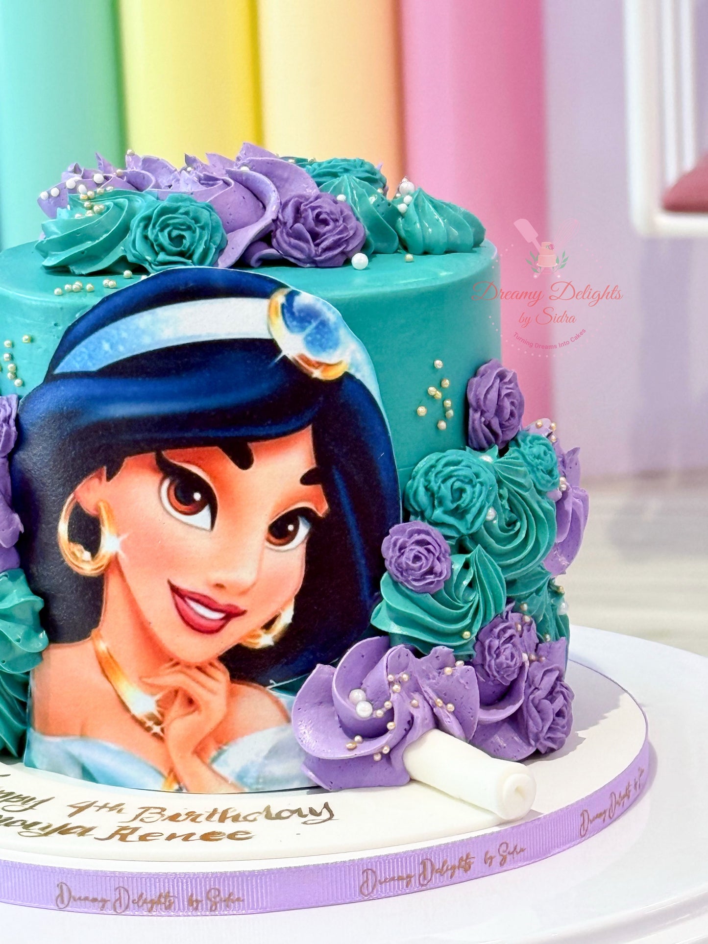 Princess Jasmine Birthday Cake
