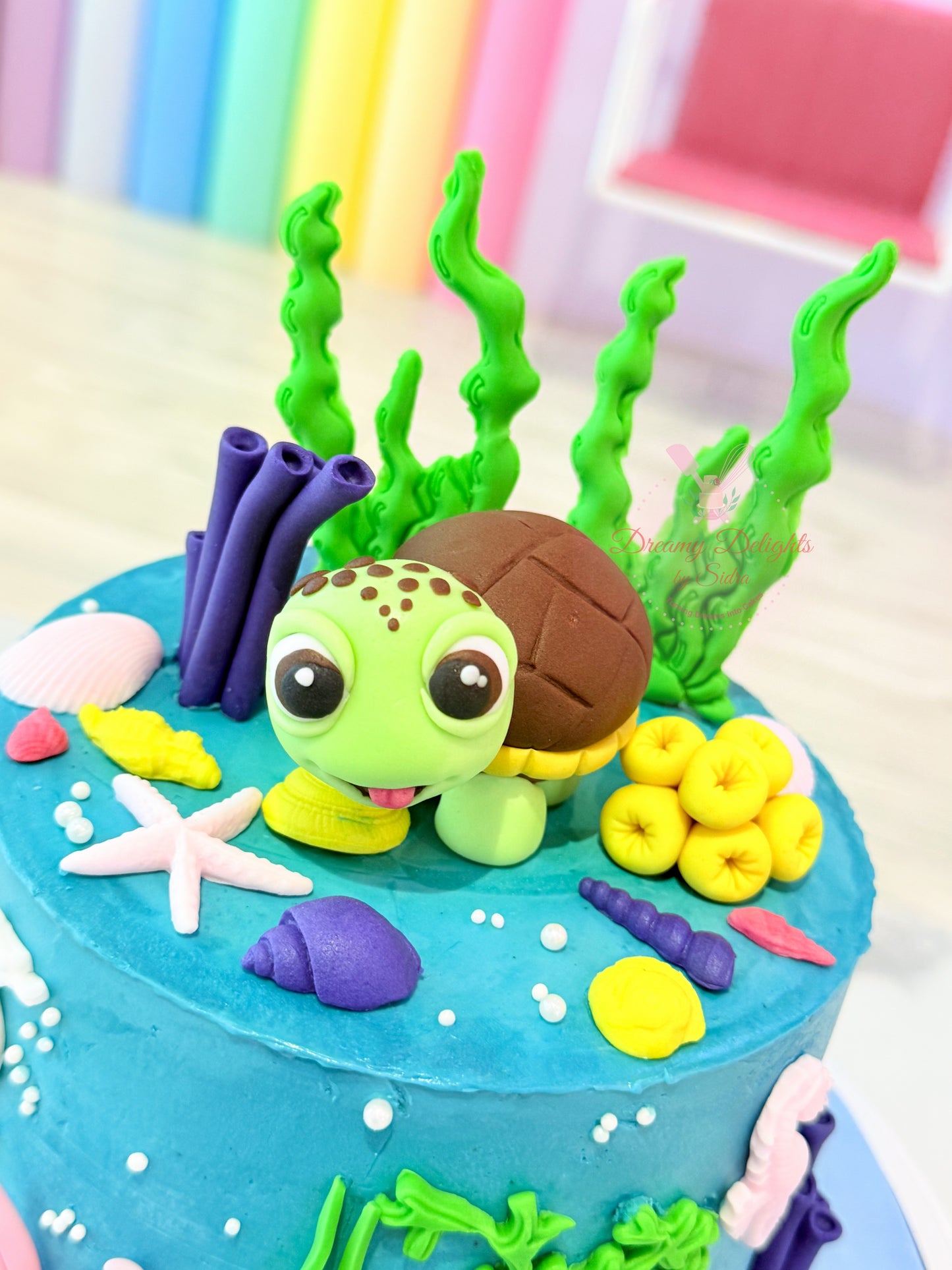 Sea Turtle Cake