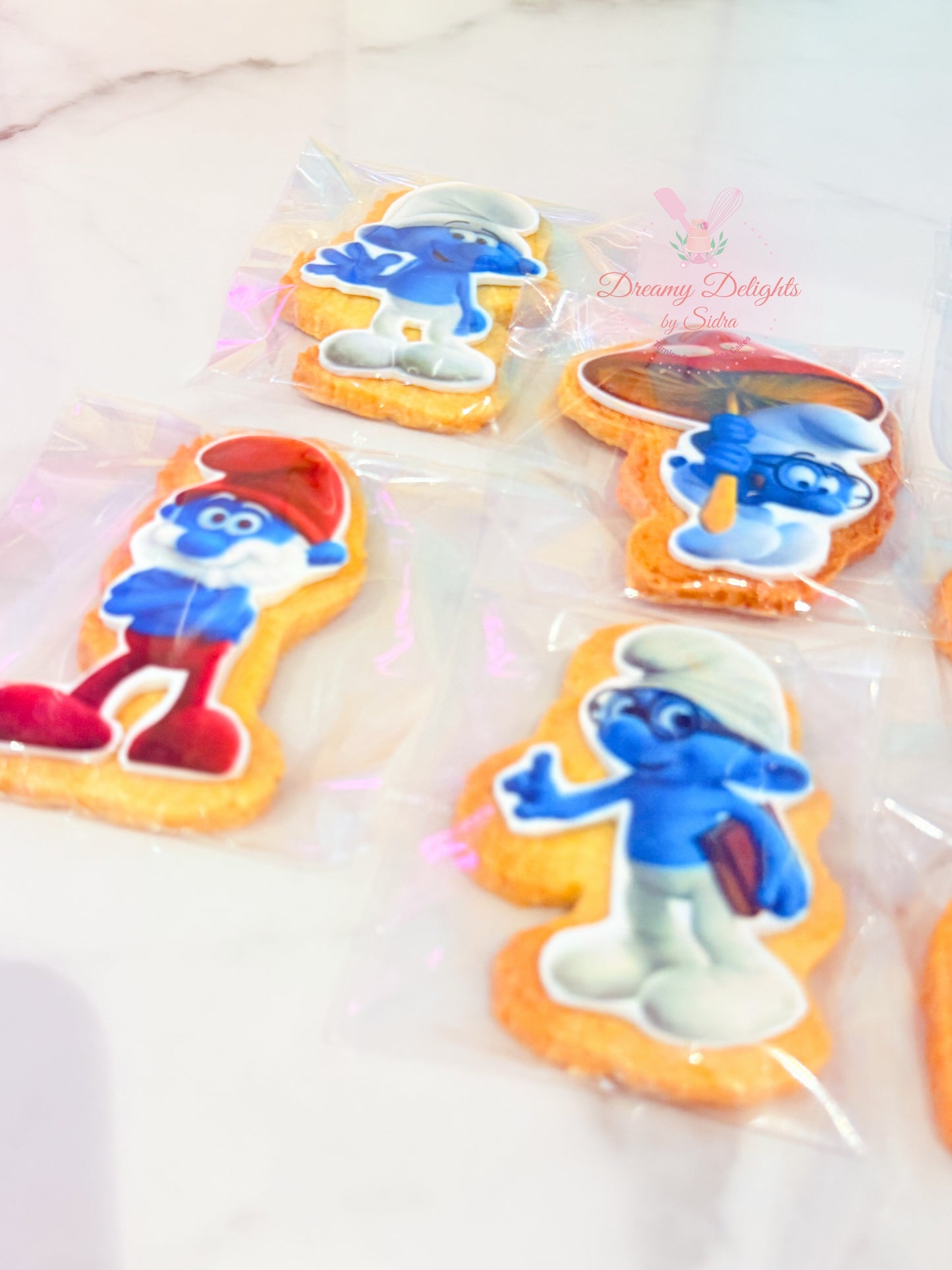 Smurfs Theme Cookies