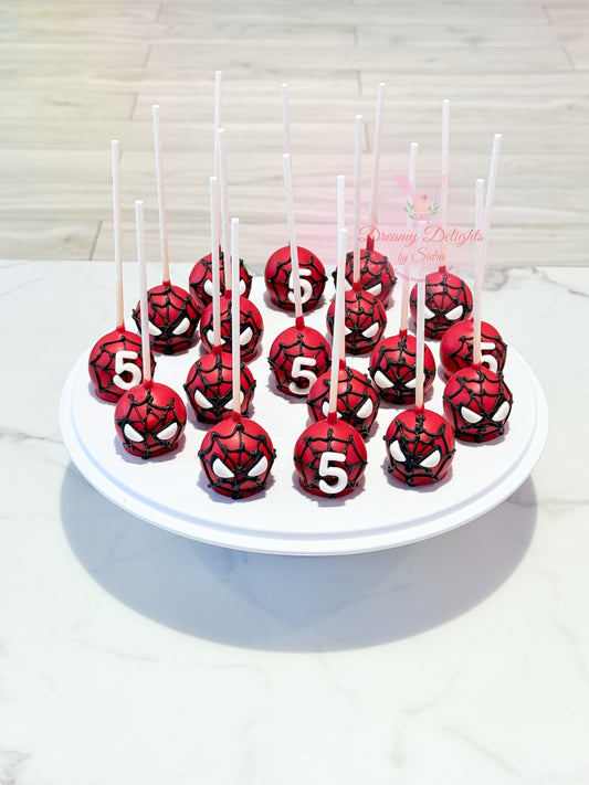 Spiderman Cakepops