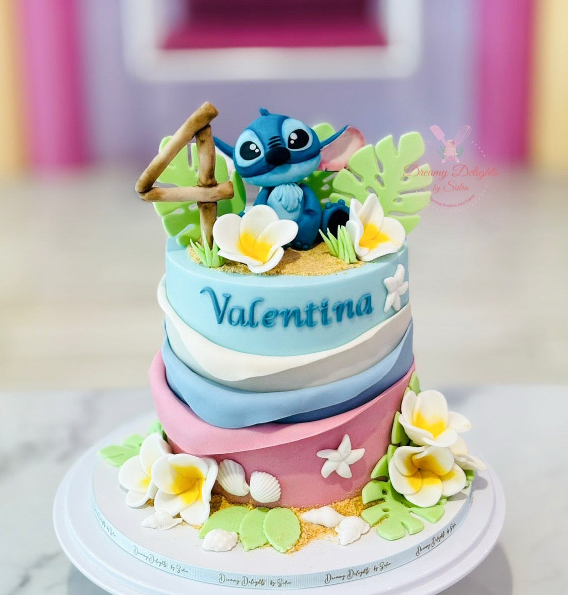 Stitch Birthday Cake for Girls