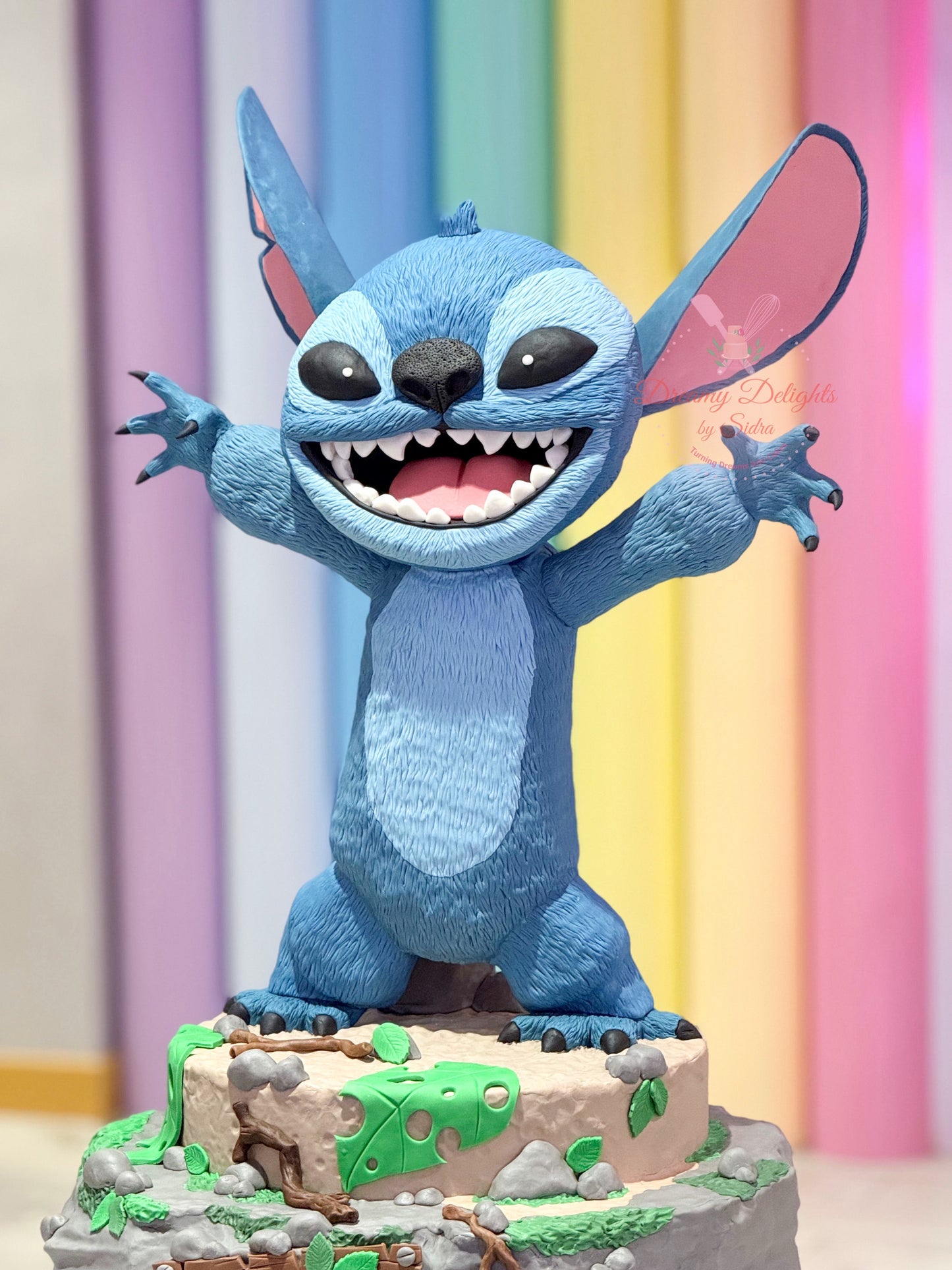 Stitch Themed Birthday Cake