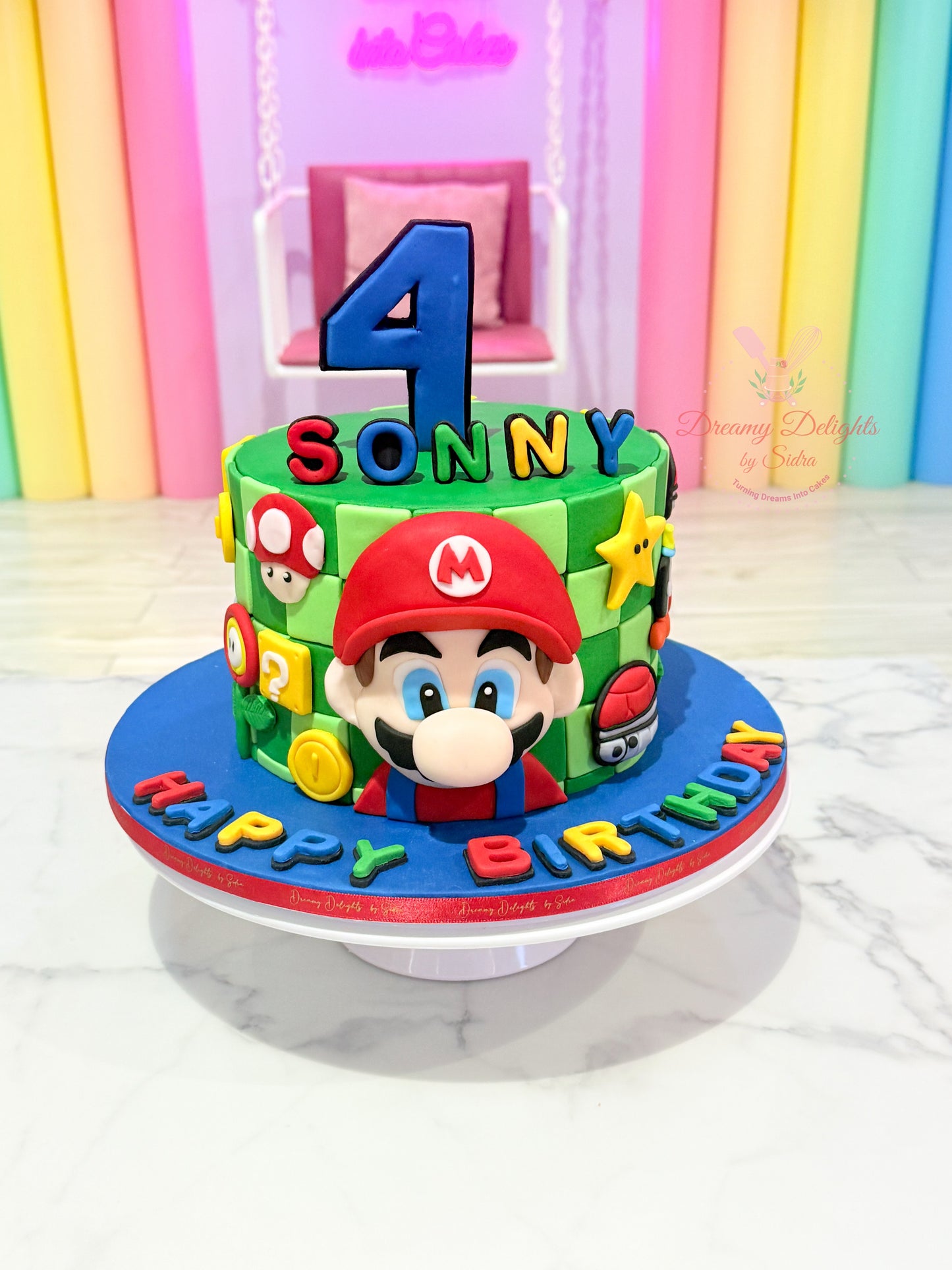 Super Mario Adventure Cake