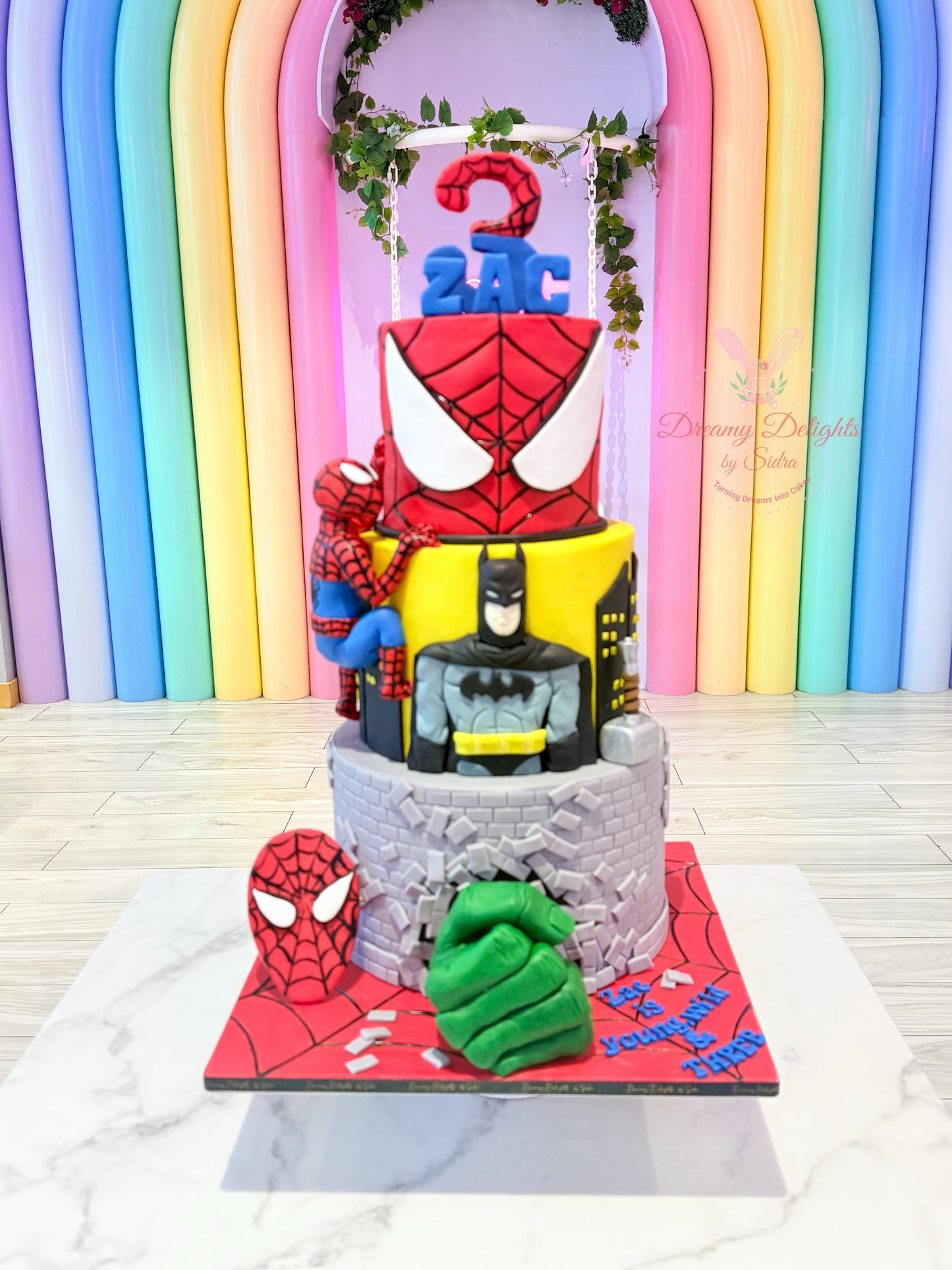 Superhero Cake