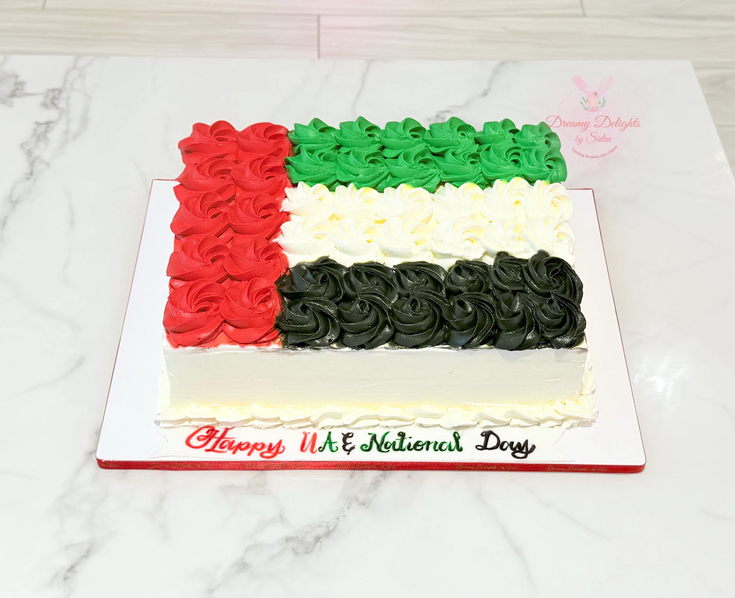 UAE National Day Flag Cake