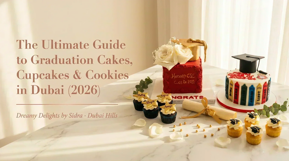 The Ultimate Guide to Graduation Cakes, Cupcakes & Cookies in Dubai (2026)
