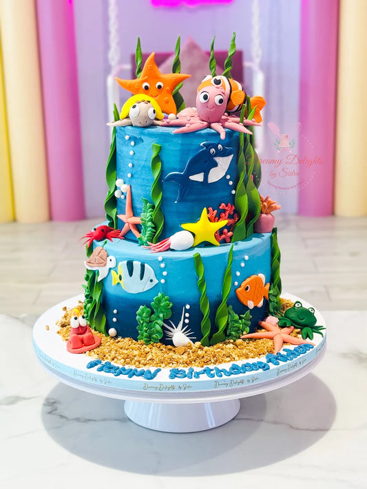 Sea Animals Cake