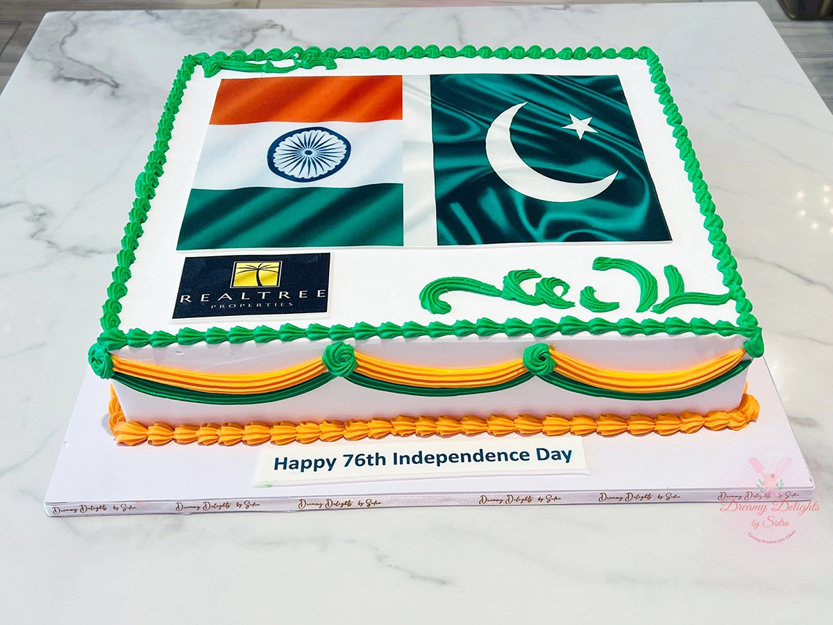 India-Pak Independence Day cake