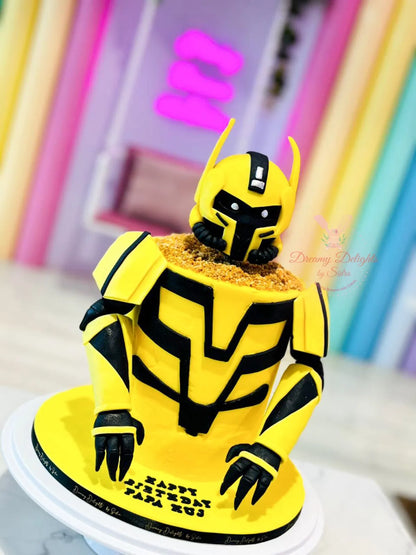 Transformers Bumble Bee Cake