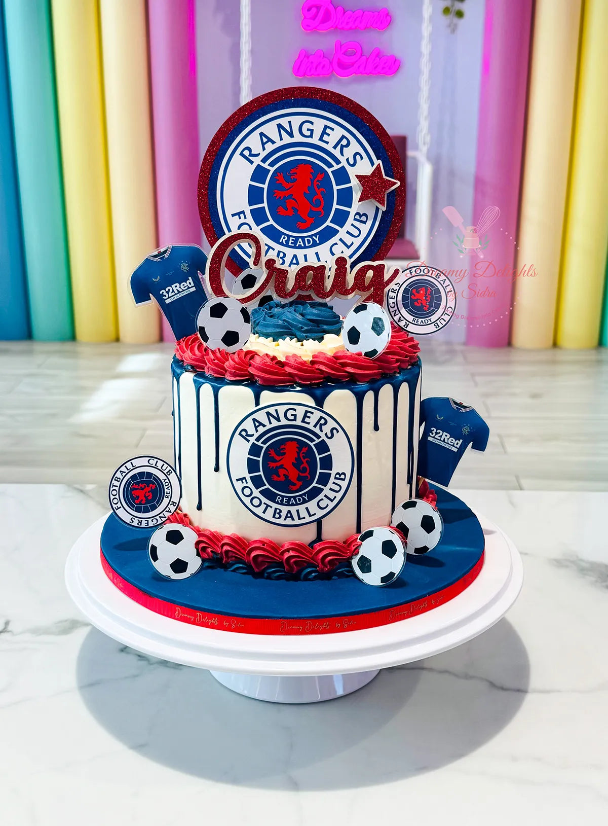 Rangers Football Club Cake