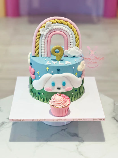 Cinnamoroll Candle Blowout Cake