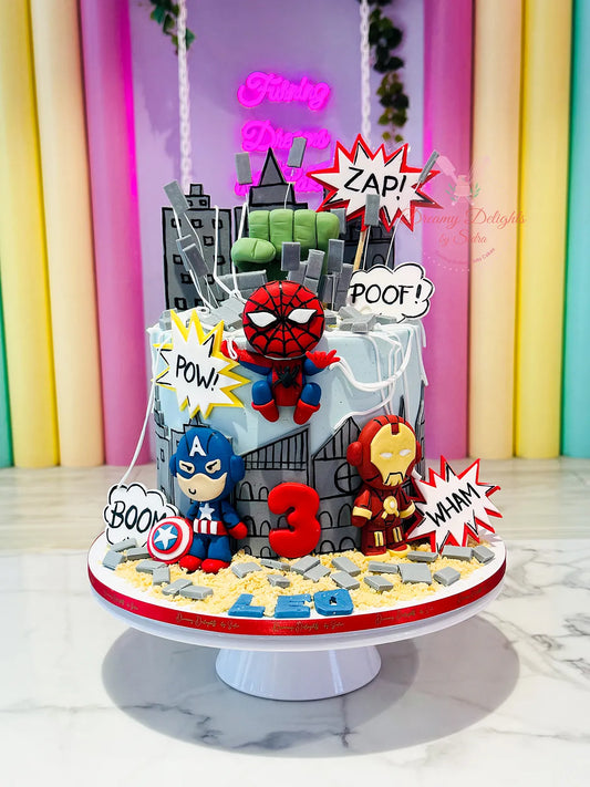 Super Hero Cake 9