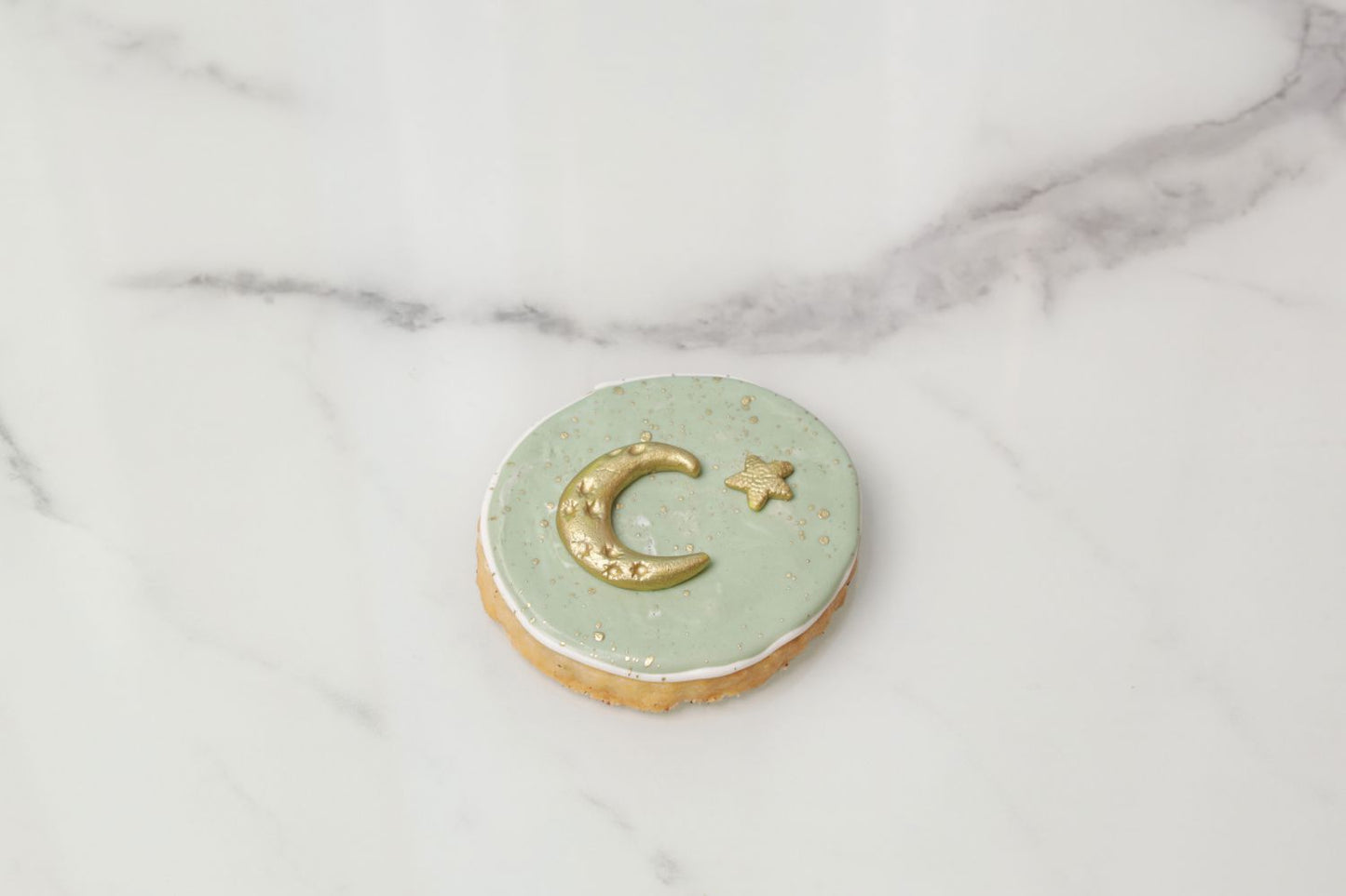 Ramadan Kareem Green and White Cookies