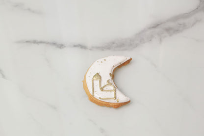 Ramadan Kareem Green and White Cookies