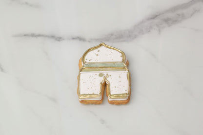 Ramadan Kareem Green and White Cookies