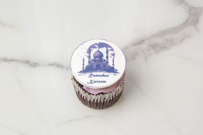 Ramadan Lilac Cupcakes