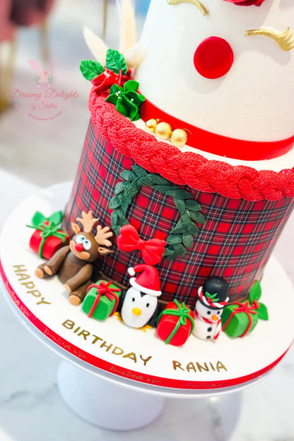 Rudolph Christmas Cake