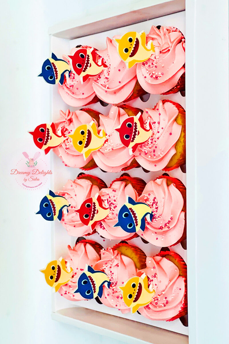 Baby Shark Cupcakes