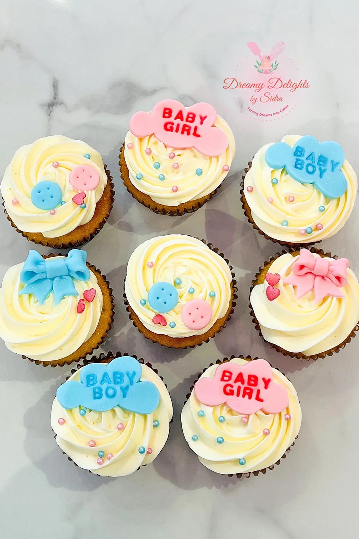 Baby Shower Cupcakes