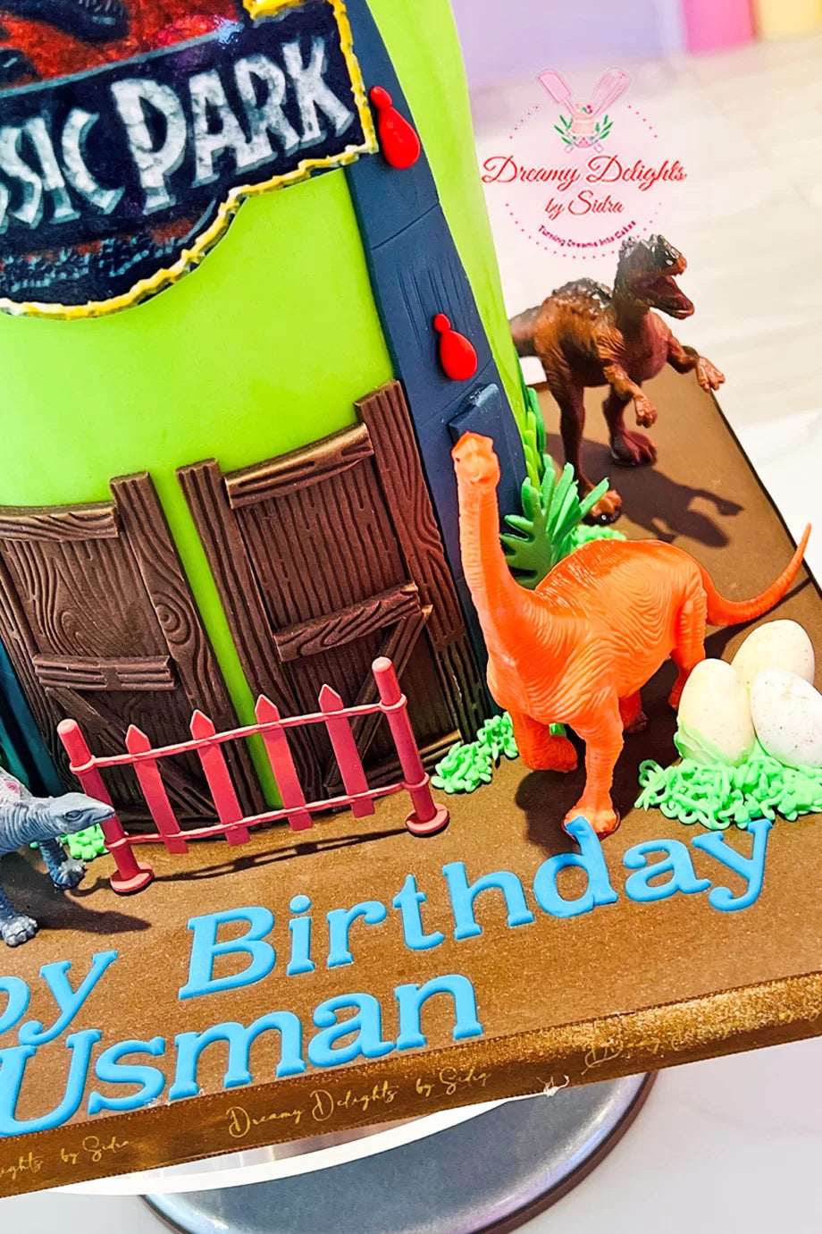 Jurassic Park Cake