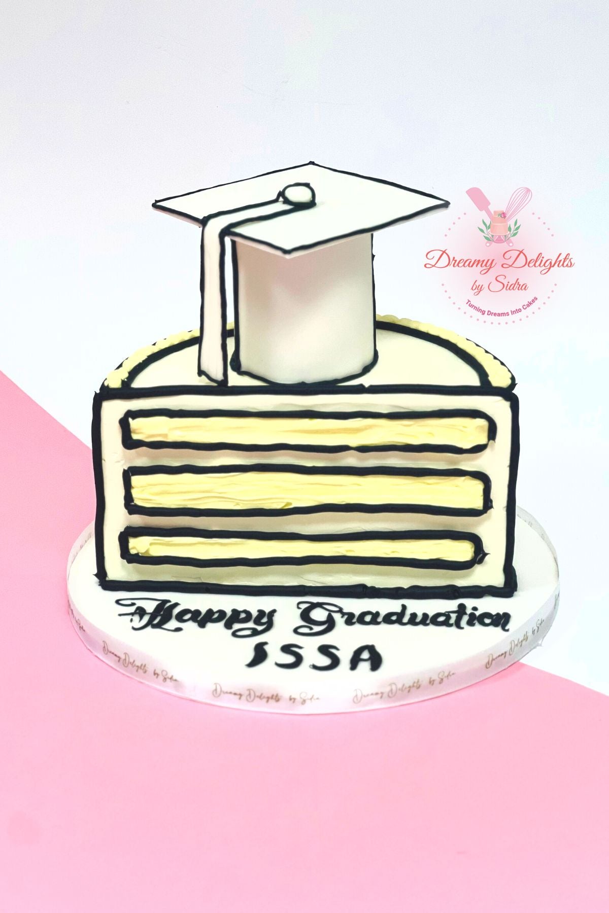 Comic Graduation Cake