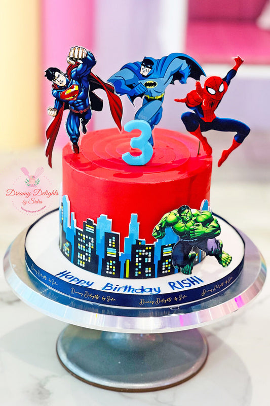 Super Hero Cake 5