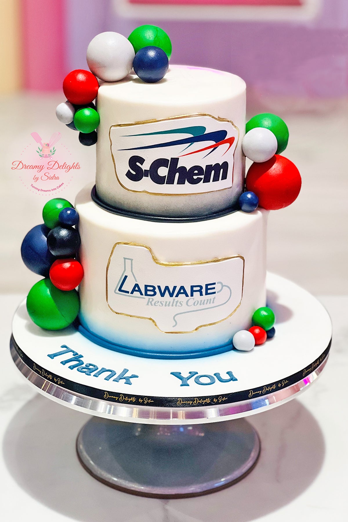 Customized Lab Cake Labware Cake – DreamyDelightsBySidra
