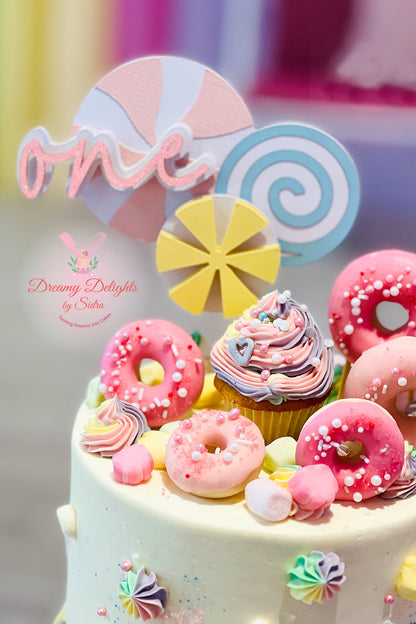 Donuts and candy Cake