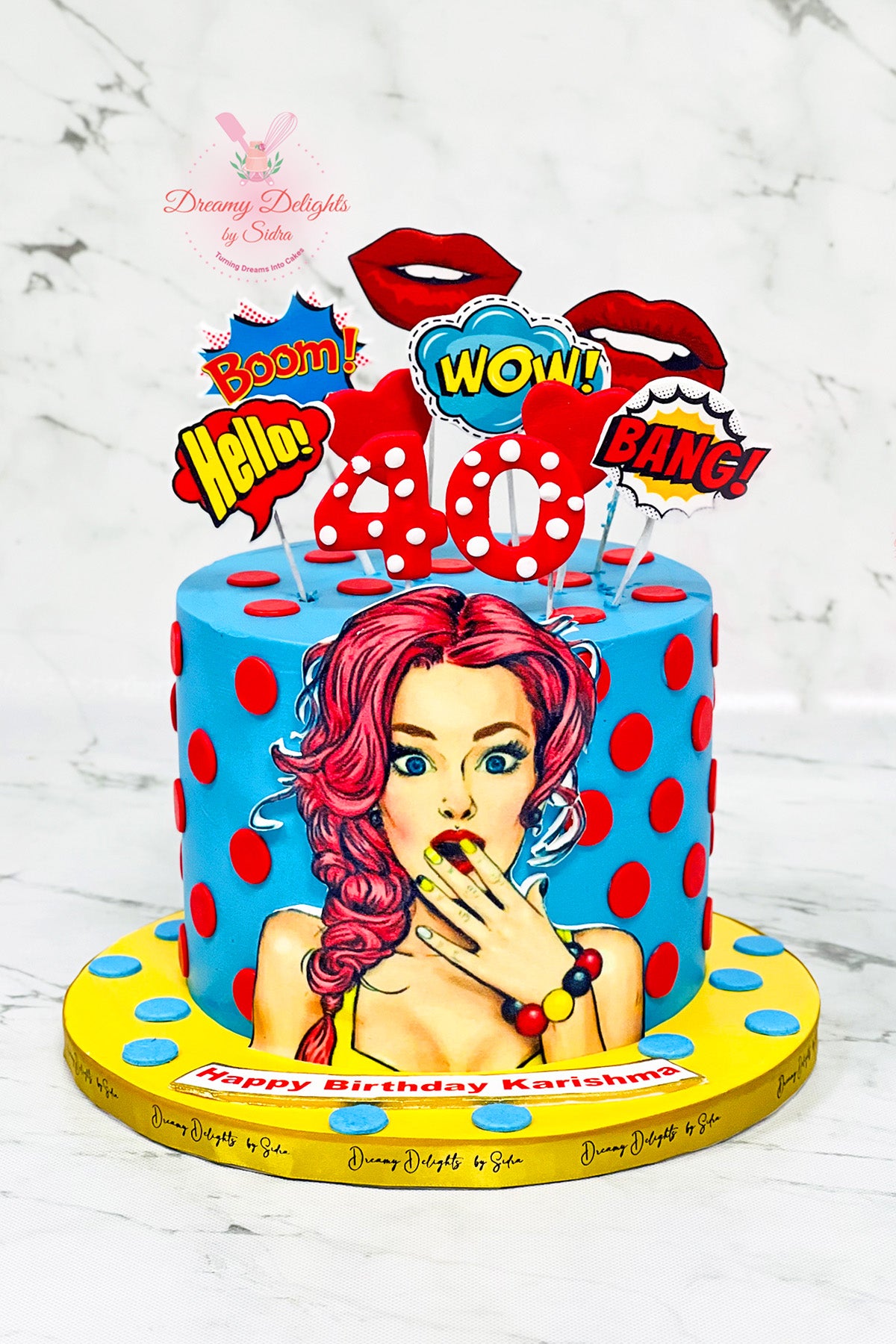 Comic Cake 1