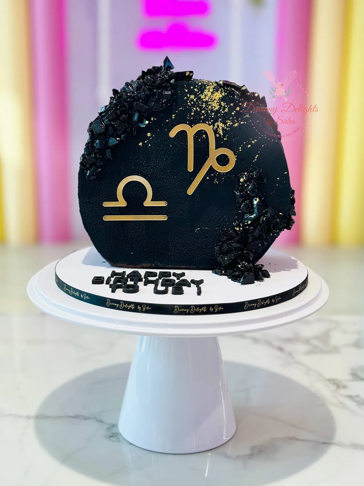 Zodiac Anniversary Cake