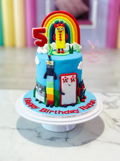 Number Blocks Cake 2