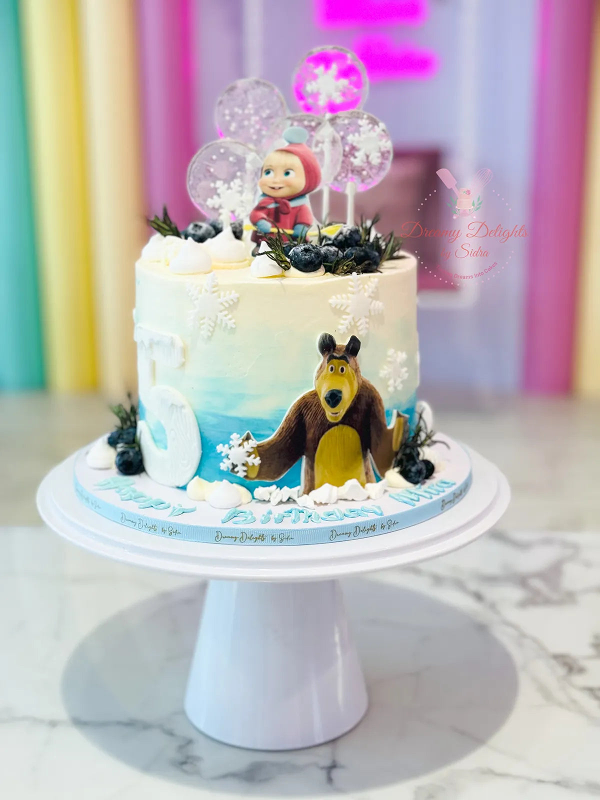 Masha & the Bear Cake 2