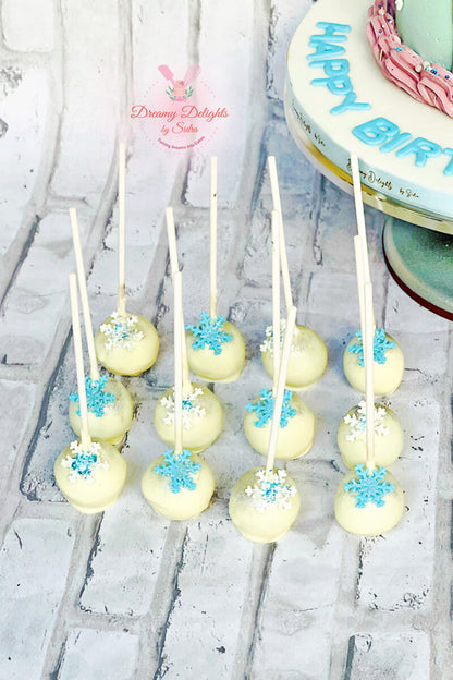 Snow Flake Cake Pops