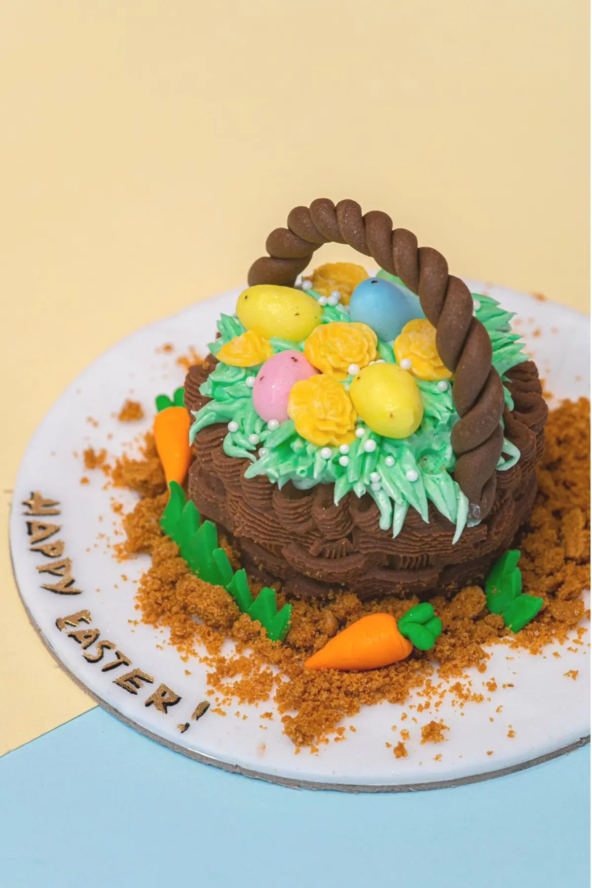 Easter basket mini cake