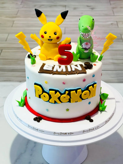 Pokemon Dino Cake