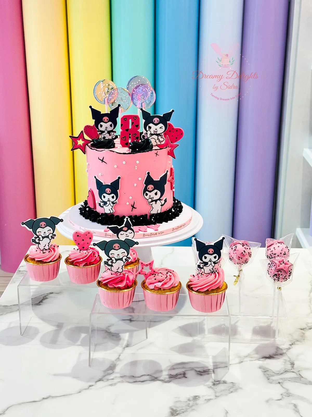 Kuromi Cake