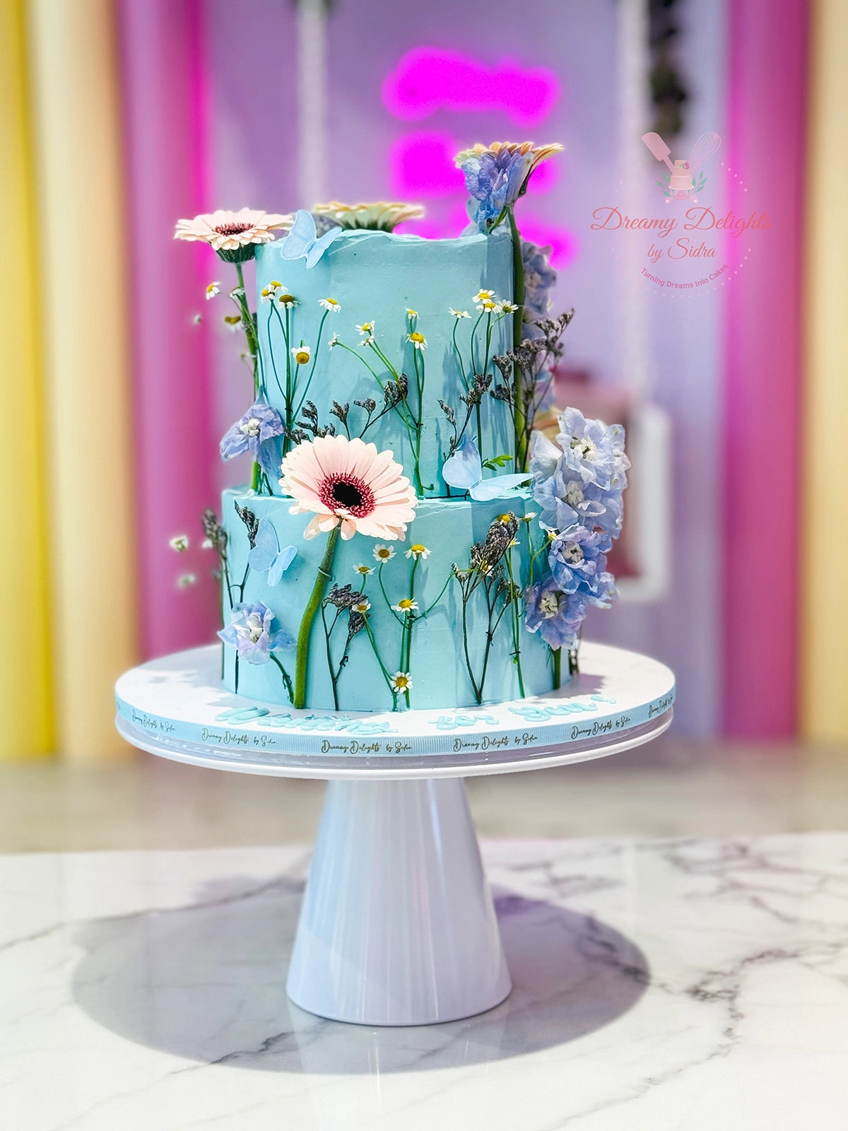 Floral Baby Shower cake